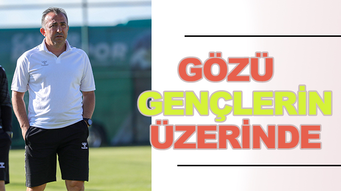Konyaspor'da hocanın gözü  gençlerin üzerinde