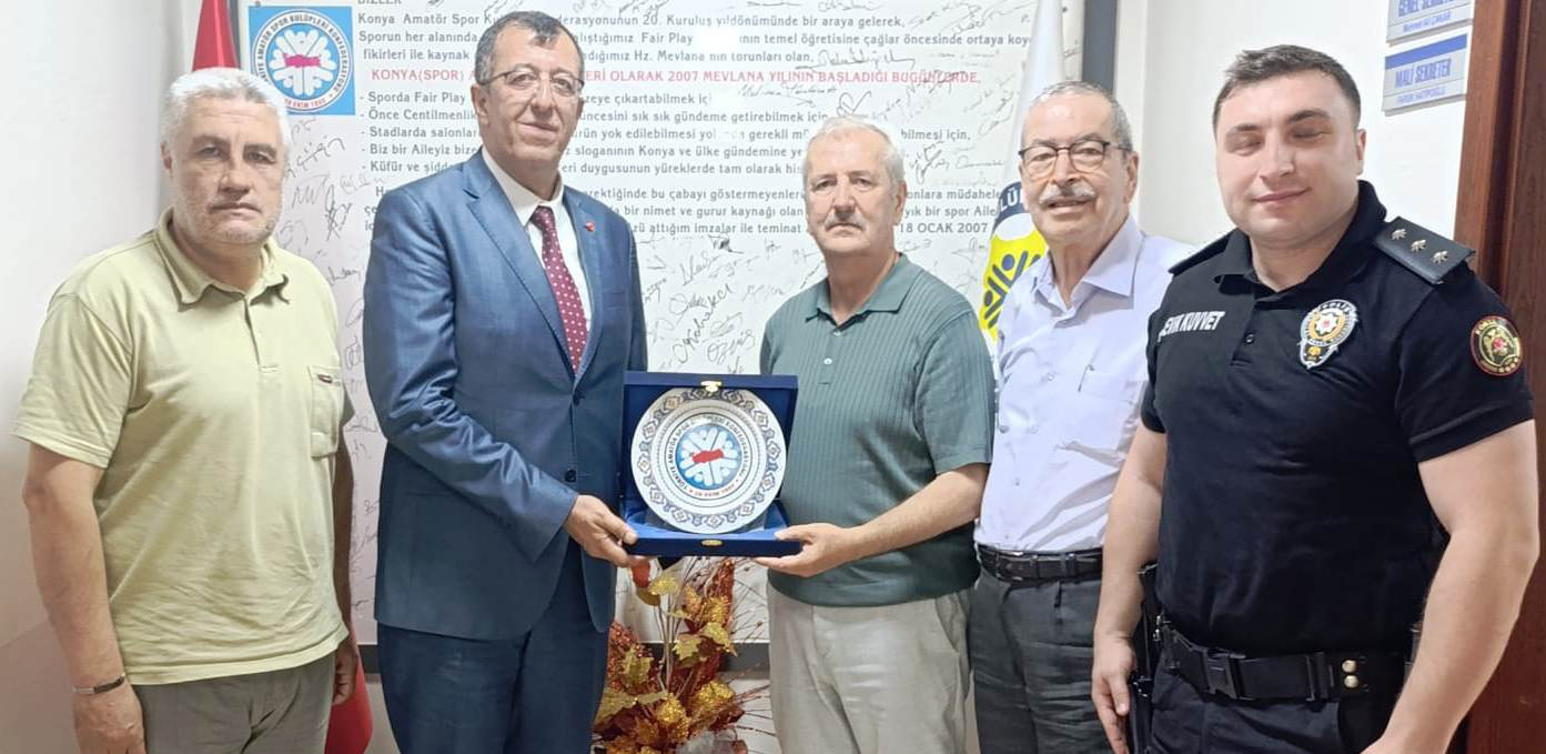 Konya İl Emniyet Müdürlüğünden ASKF’ye ziyaret