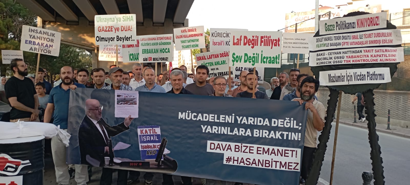 Konya'da Vicdan Platformu'ndan sert mesaj: Gazze'deki zulme artık dur deyin!