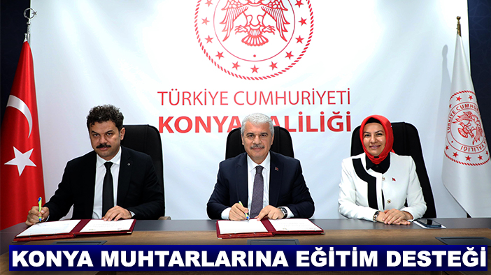Selçuk Üniversitesi'nden Konya muhtarlarına eğitim desteği