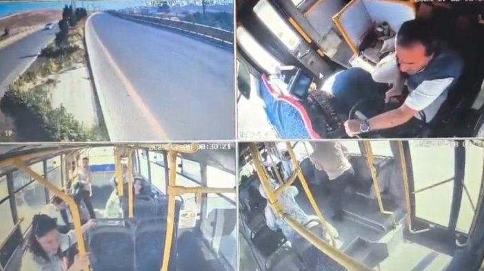Direksiyon başında kalp krizi geçiren halk otobüsü şoförü hayatını kaybetti