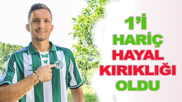 Stefanescu, Konyaspor'un 5. Rumen'i oldu! 1'i hariç hayal kırıklığı!