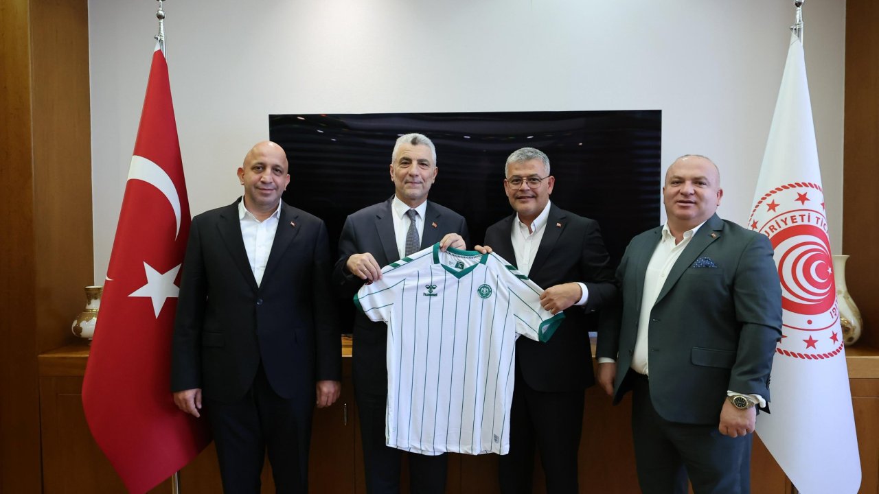Konyaspor’dan Bakan Bolat’a ziyaret