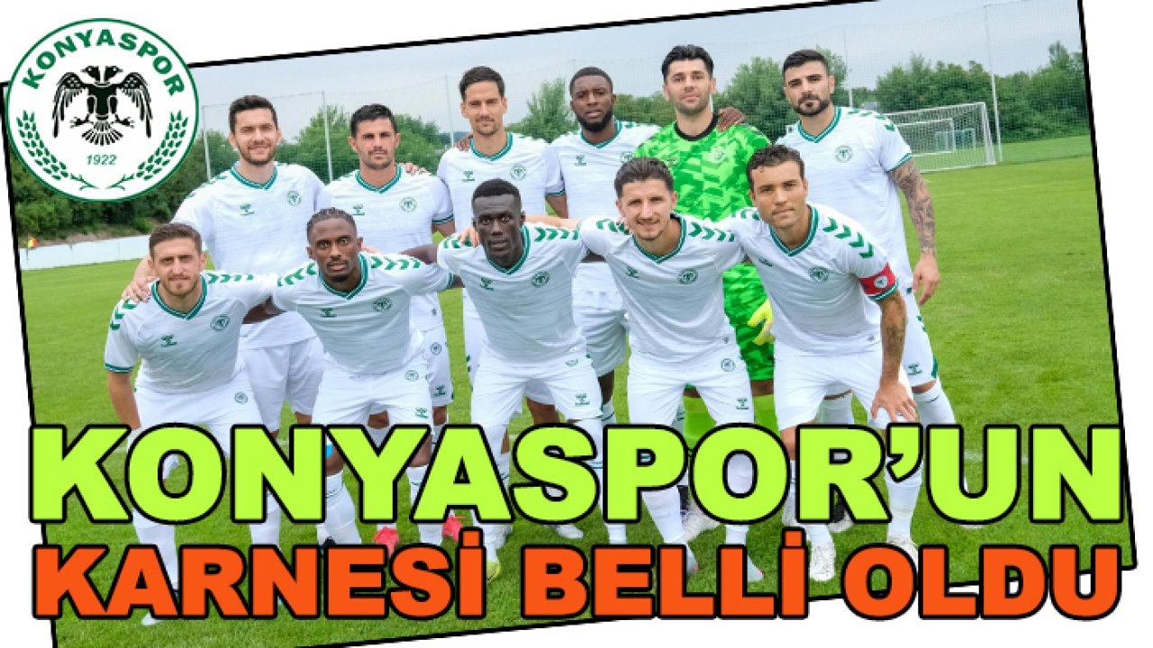 Konyaspor'un kamp karnesi belli oldu