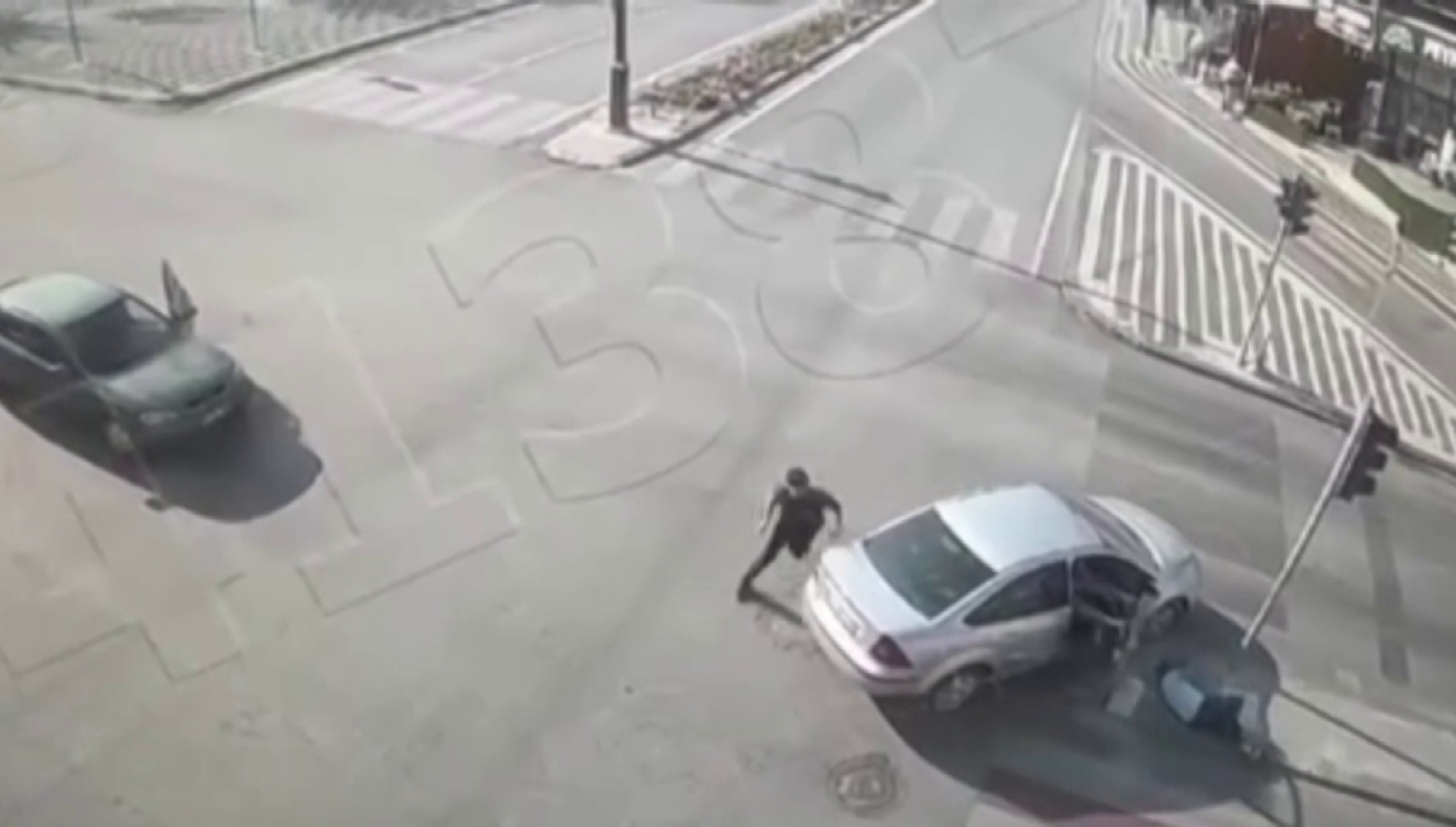 Karaman’da kavşaktaki ölümlü kaza kamerada