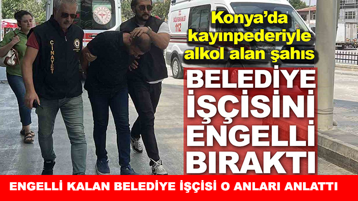 Konya'da tüfekle vurulan belediye işçisi o anları anlattı