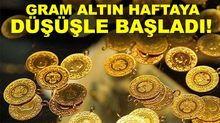 Gram altın haftaya düşüşle başladı! Konya'da altın fiyatları ne kadar?