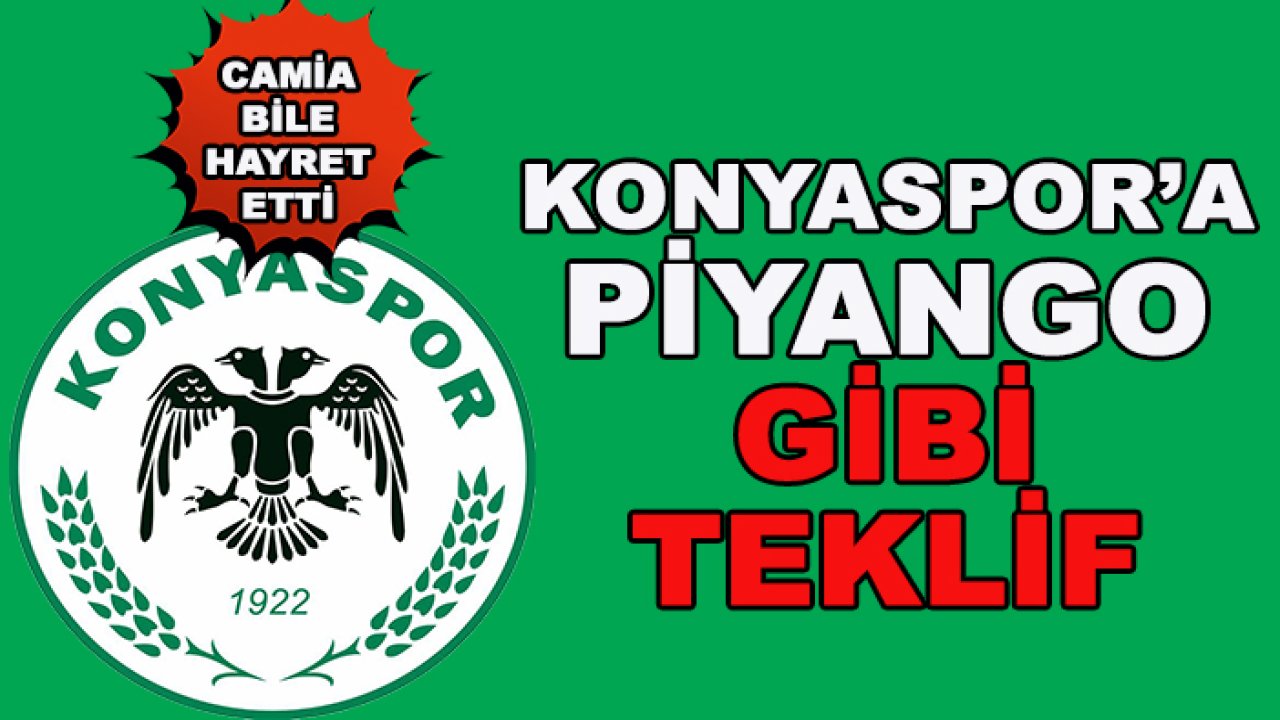 Konyaspor'a piyango vurdu
