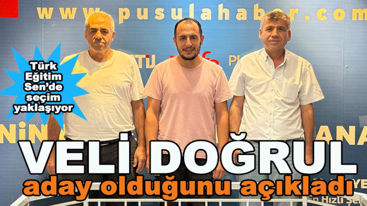 Veli Doğrul Türk Eğitim Sen Konya 2 Nolu Şube Başkanlığı'na aday