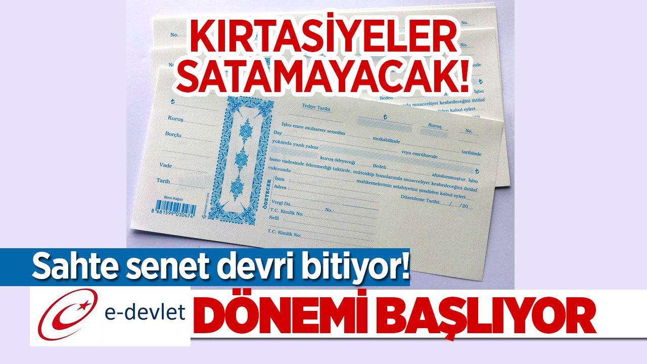 Senette e-devlet dönemi! Kırtasiyeler satamayacak