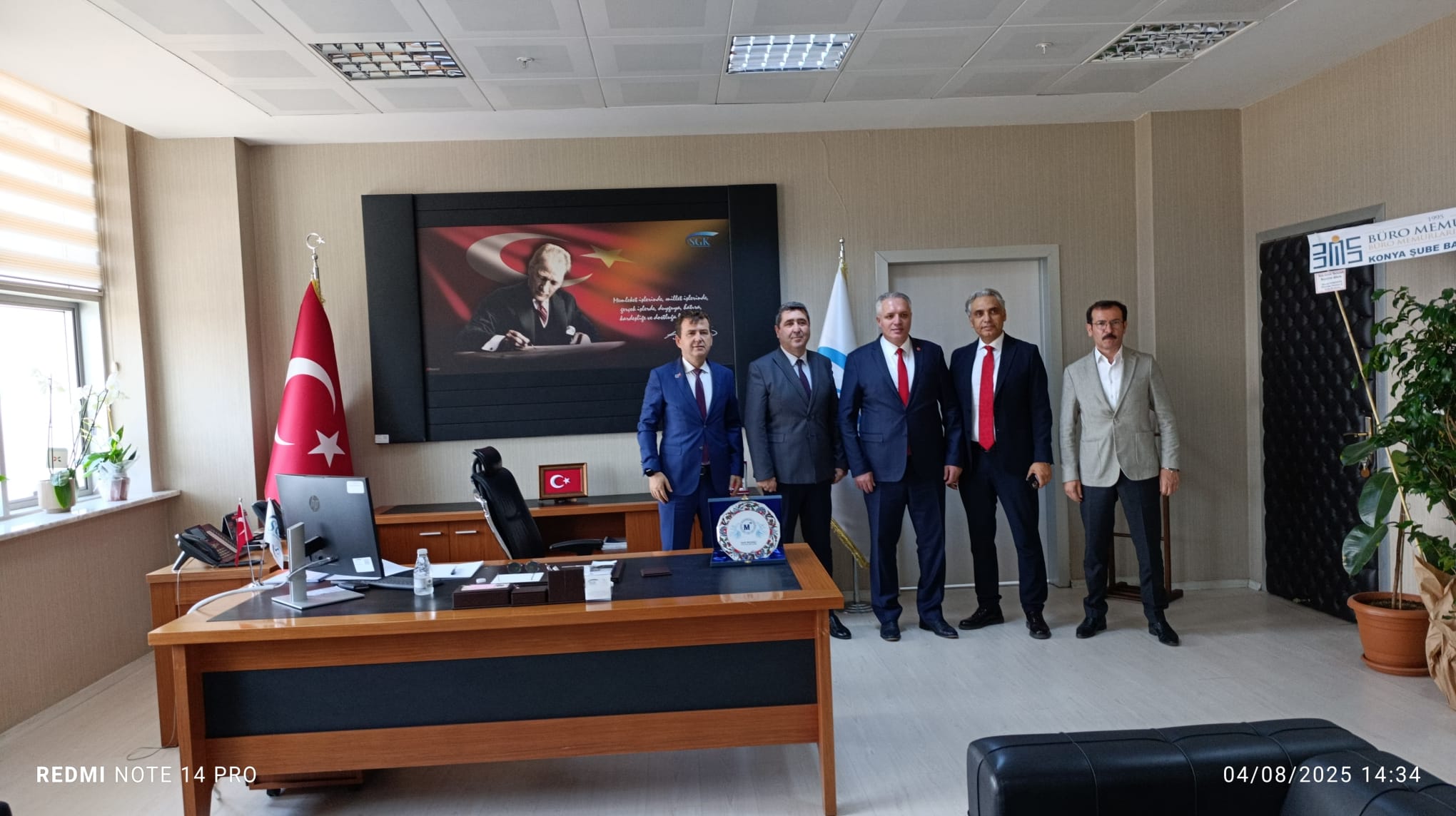 SGK Konya İl Müdürü  Avcı’ya  ziyaretler devam ediyor