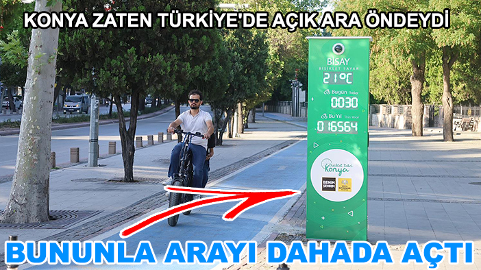 Konya zaten Türkiye'de açık ara öndeydi: Bununla arayı dahada açtı