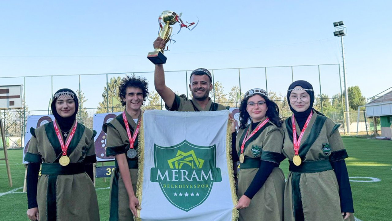 Meramlı sporculardan yeni derece