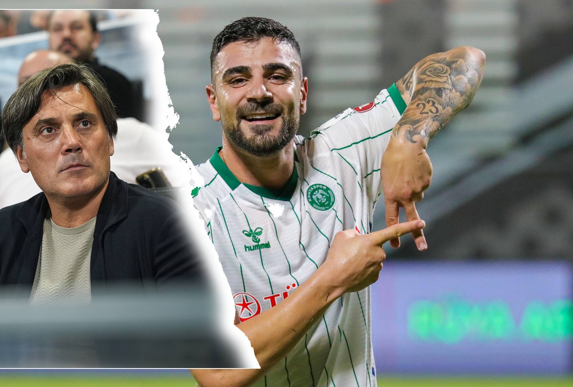 Konyasporlu oyuncudan Montella’ya canlı canlı mesaj