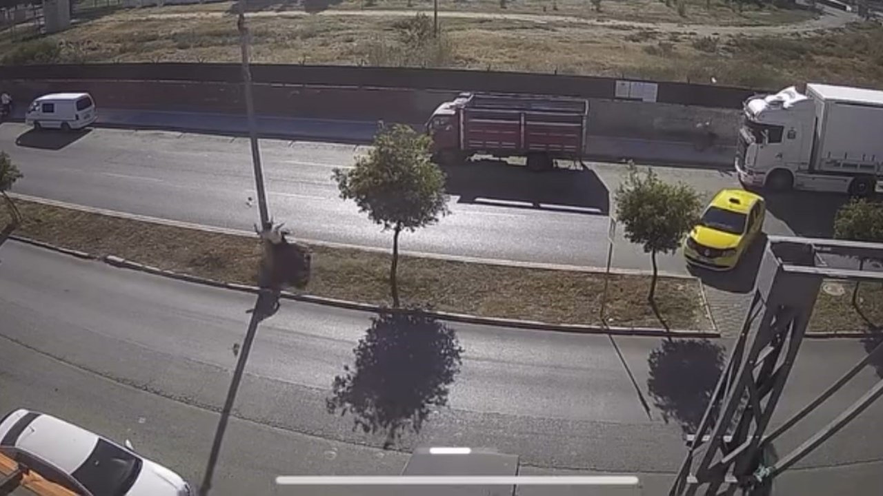 Cinayet gibi kaza kamerada