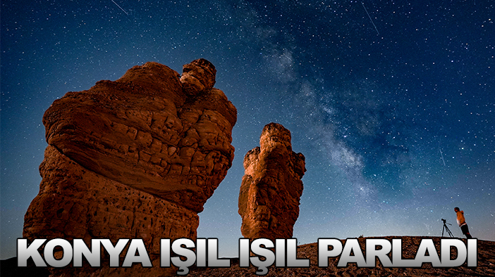 Konya'yı ışıl ışıl parlattı: İşte o büyüleyici anlar