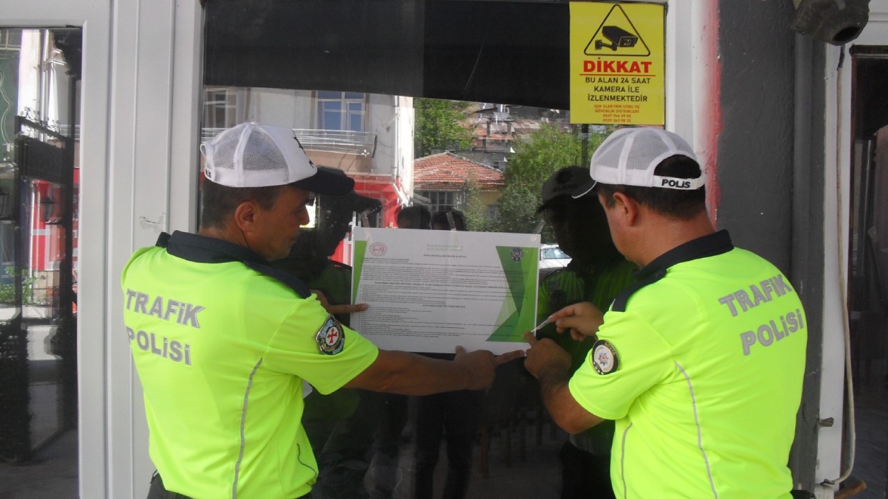 Bozkır’da trafik denetimleri