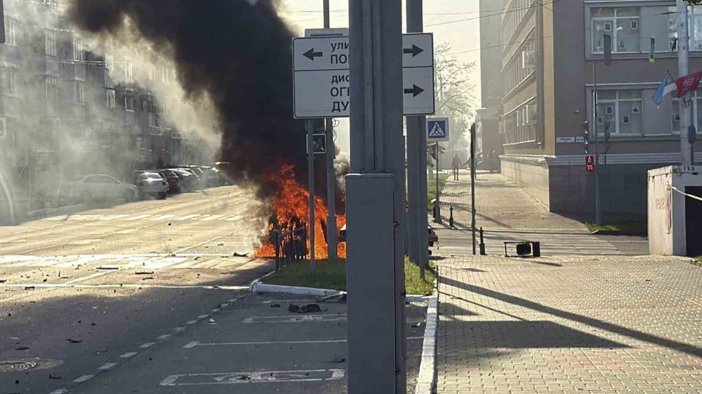 Ukrayna’dan Rusya’nın Belgorod şehrinde bir araca İHA saldırısı