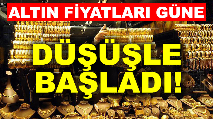 Altın fiyatları güne düşüşle başladı! İşte Konya'da güncel fiyatlar...