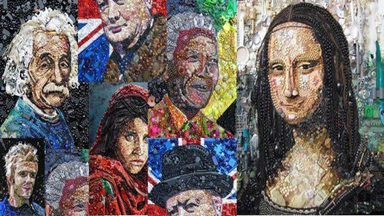 Çöpten Sanat Eserleri Üretildi