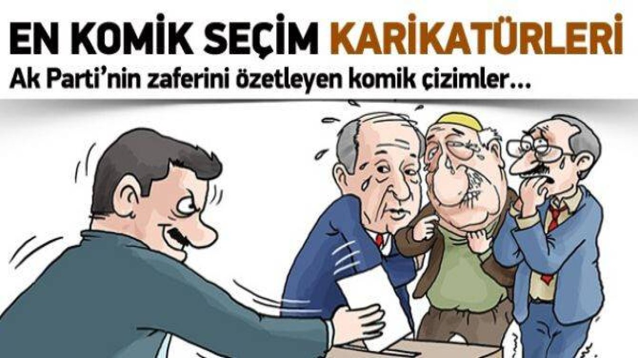 Seçim sonrası güldüren karikatürler