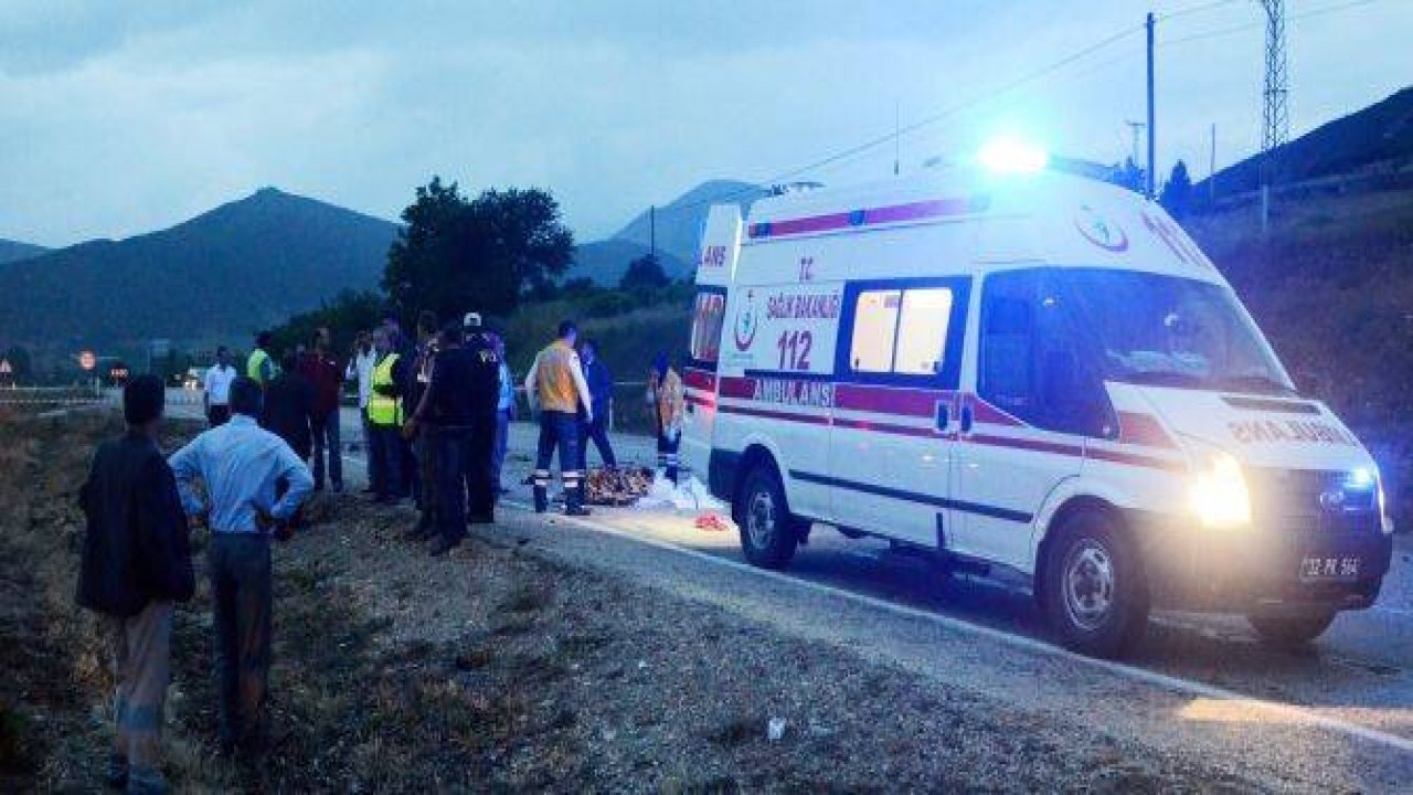 Kazada gelin öldü, damat yaralandı