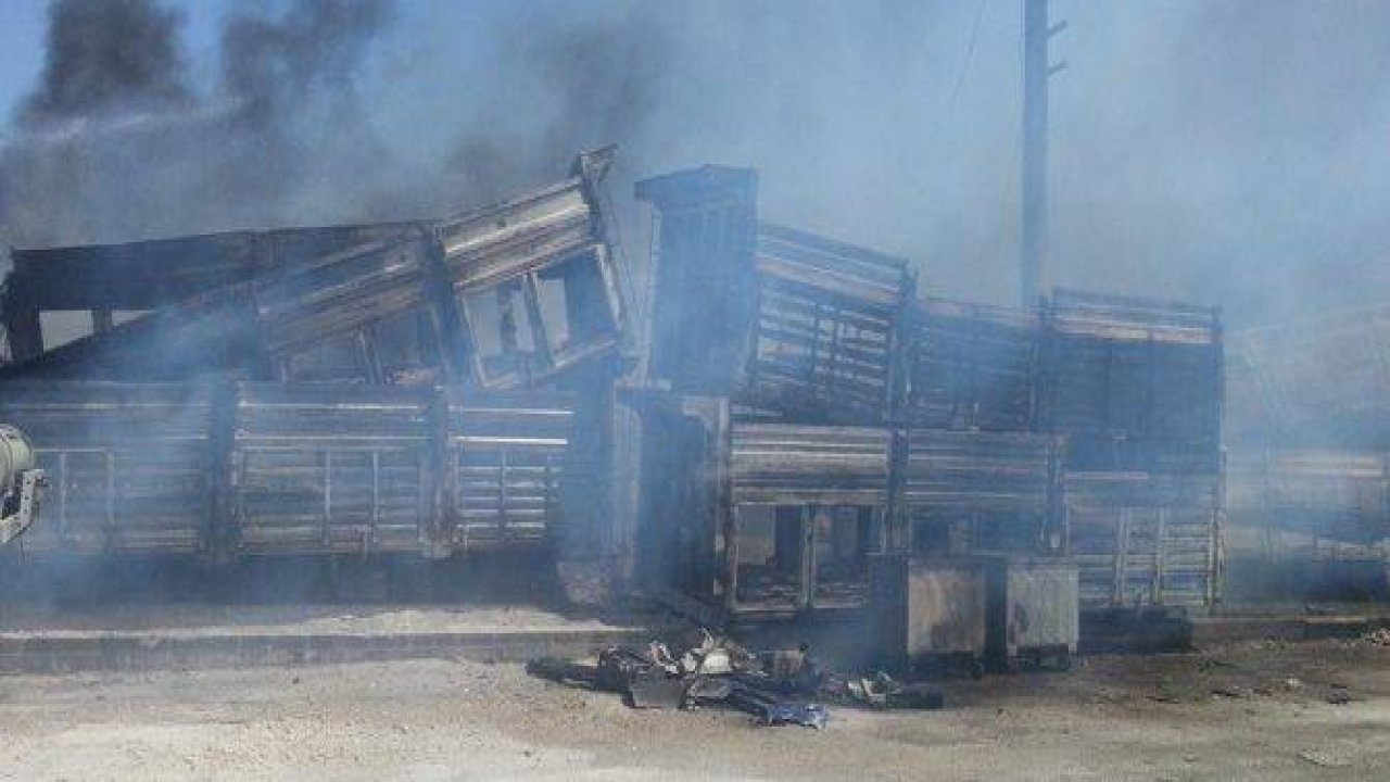 ZAFER SANAYİ'NDE YANGIN