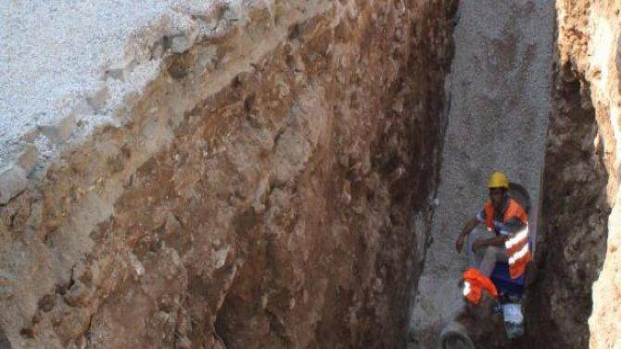 Kanalizasyon kazısında inanılmaz keşif