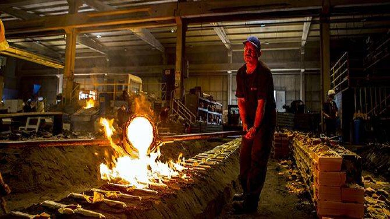 Döküm işçilerinin zor imtihanı