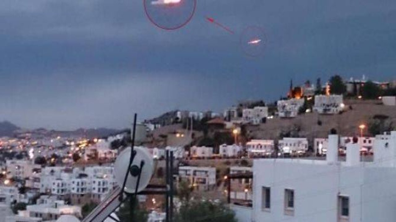 Bodrum'da UFO heyecanı