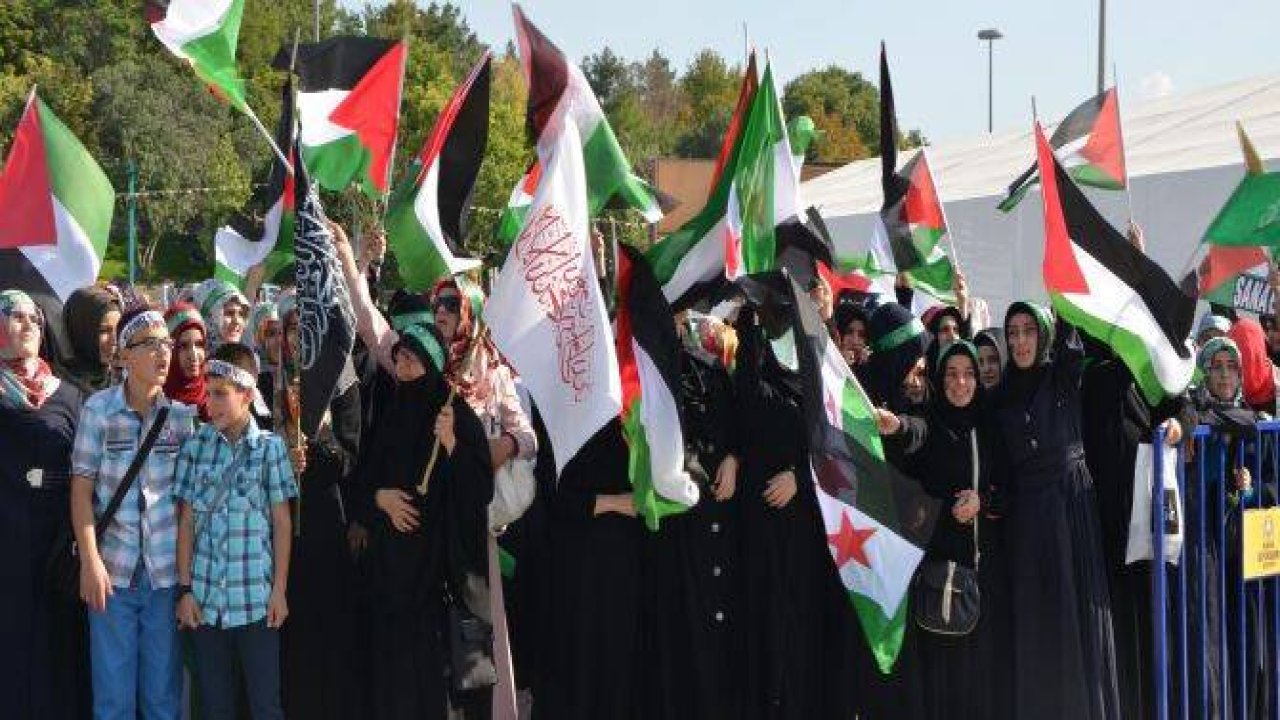 Konya'daki GAZZE mitingi