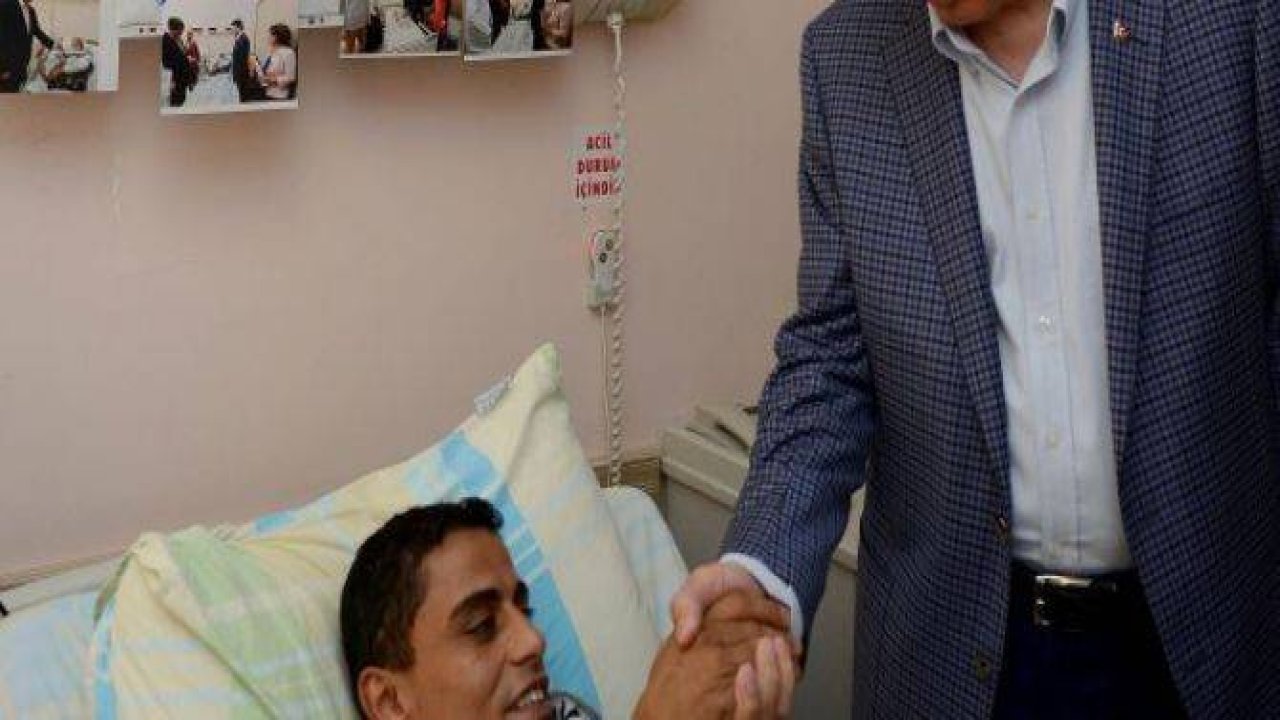 Erdoğan'dan Gazzeli yaralılara ziyaret