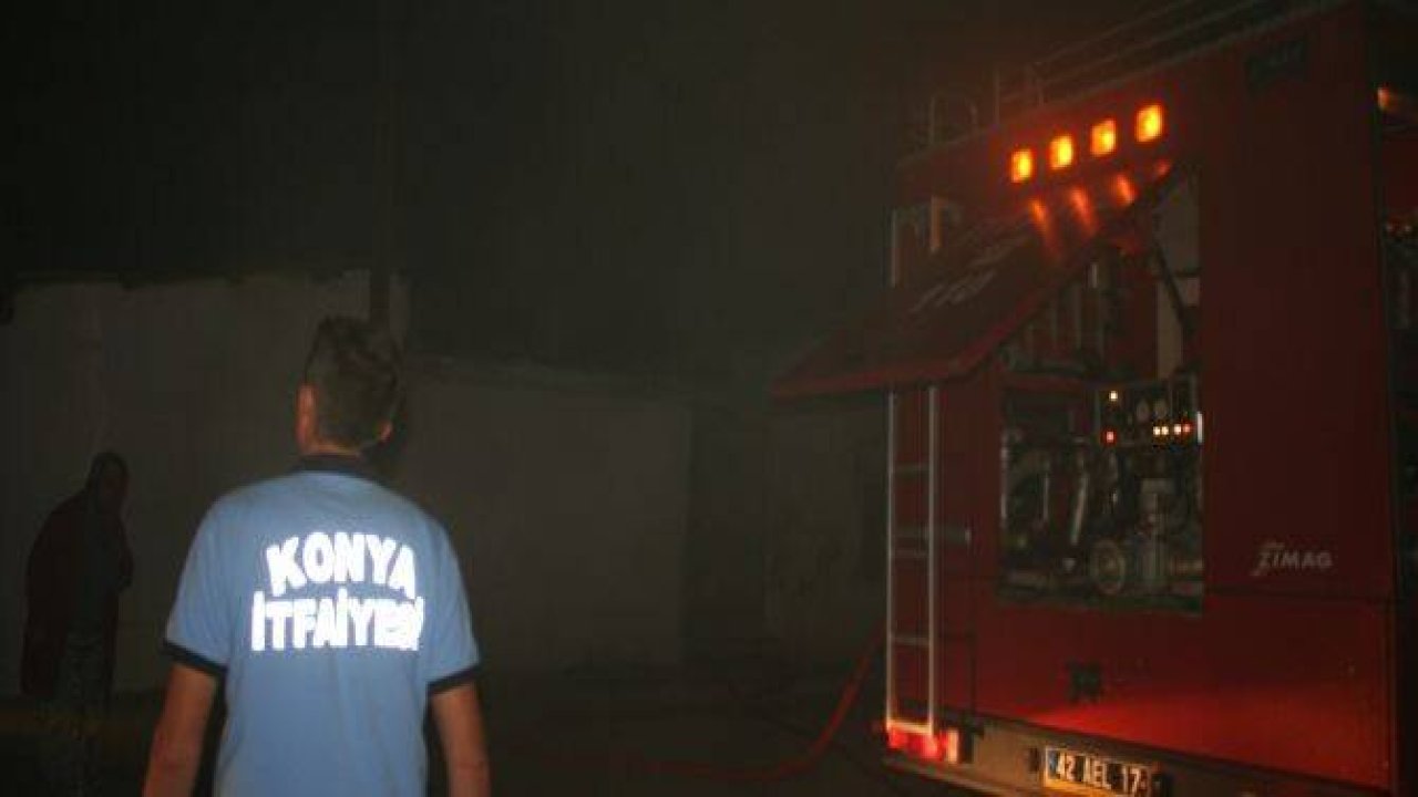 METRUK EVDE YANGIN ÇIKTI