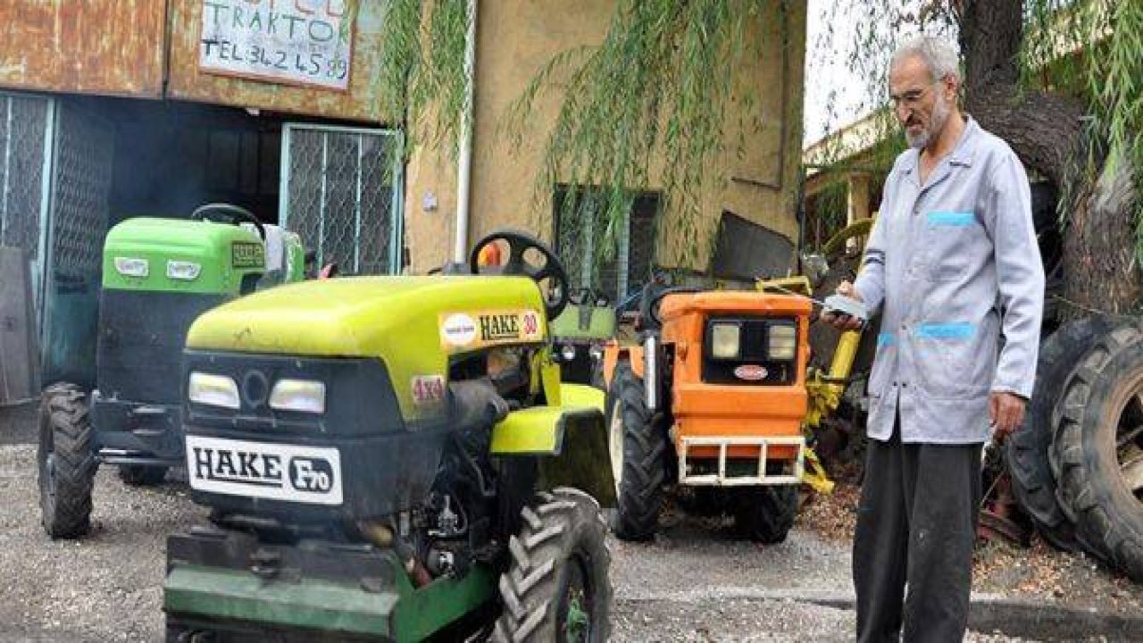 Uzaktan kumandalı bahçe traktörü üretti