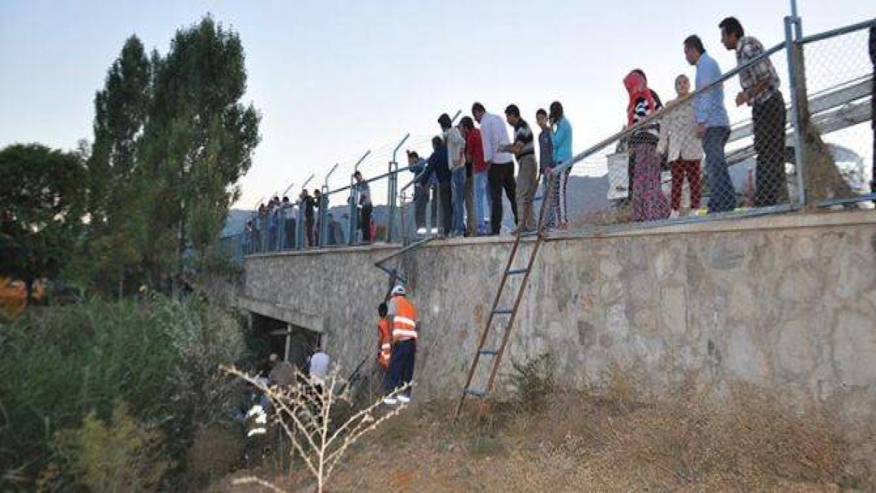 Otomobil dereye uçtu: 2 yaralı