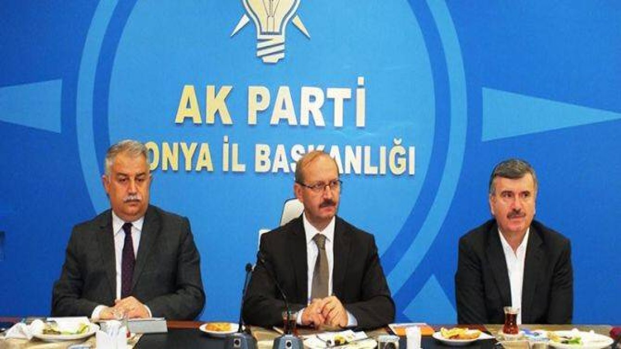 AK PARTİ İL BAŞKANLIĞI’NDA ÖNEMLİ KONYA TOPLANTISI…