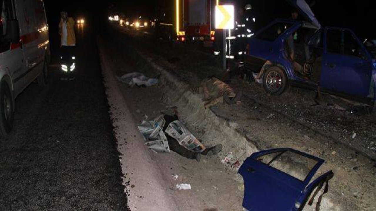 Çankırı'da trafik kazası: 3 ölü 7 yaralı