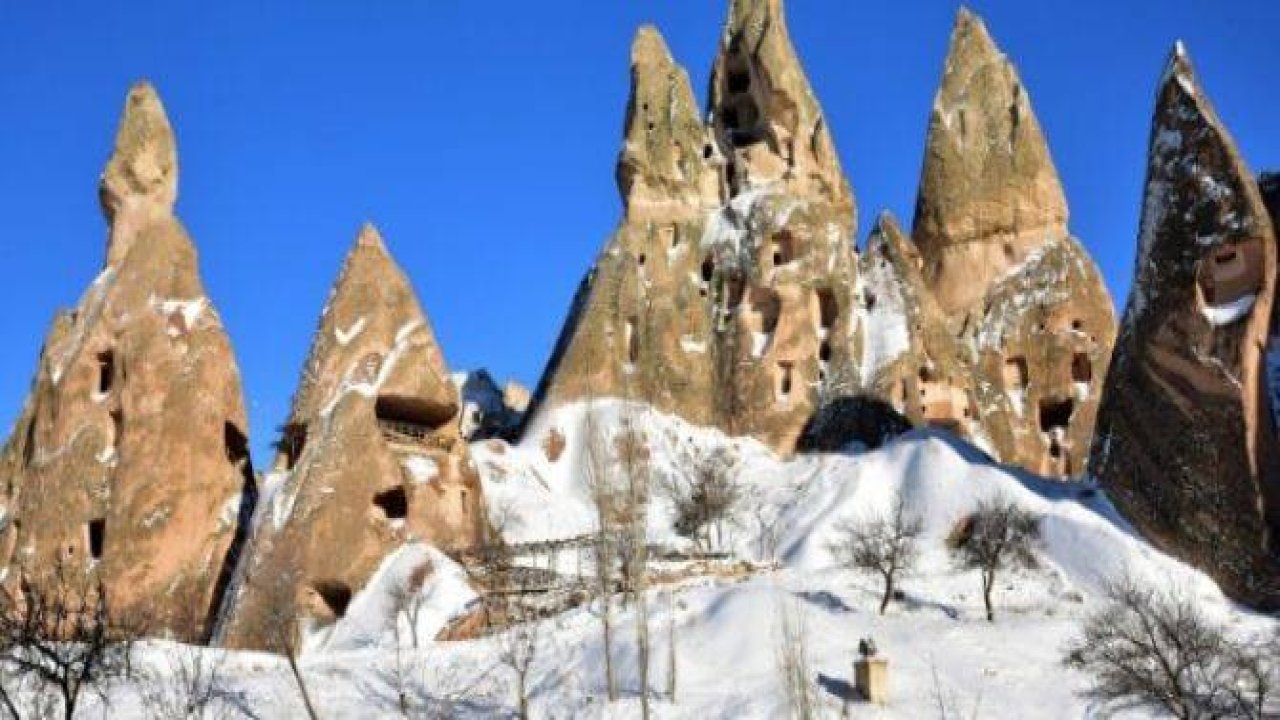 Kapadokya’nın zirvesi, kışın bir başka güzel
