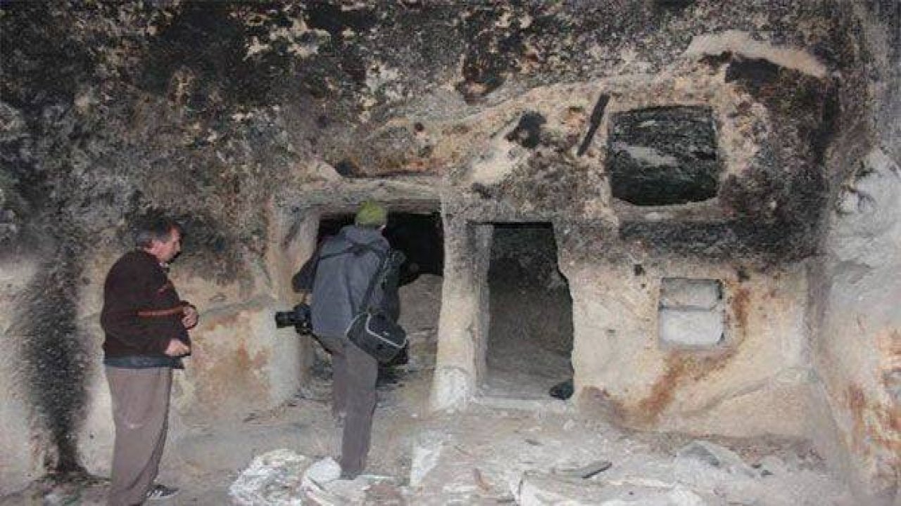 Nevşehir'de yeraltı şehri bulundu