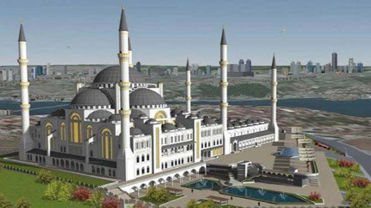 Çamlıca Cami'nin son hali