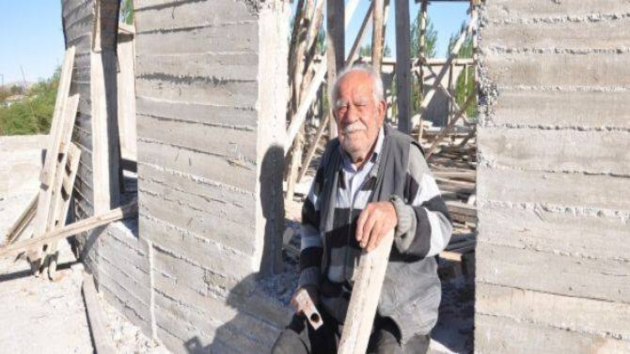 Varını yoğunu harcadı, cami inşaatından vazgeçmedi