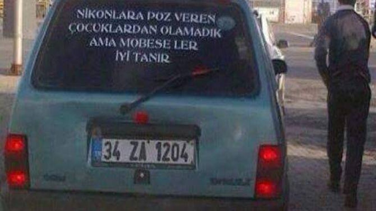 En güzel araba yazıları