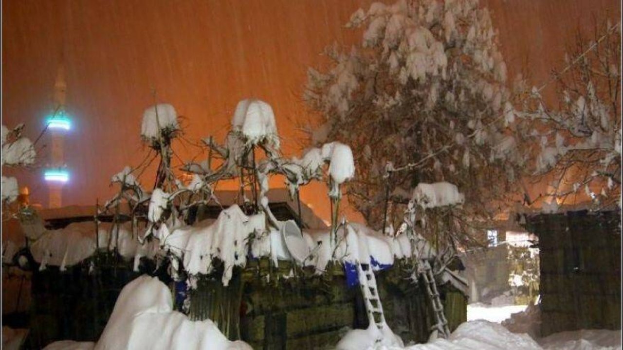 Hadim'den kar manzaraları