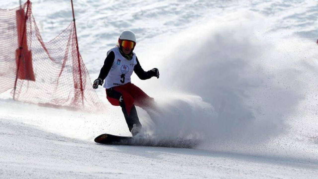 Erzurum Uluslararası Snowboard Büyük Slalom Yarışları Sona Erdi