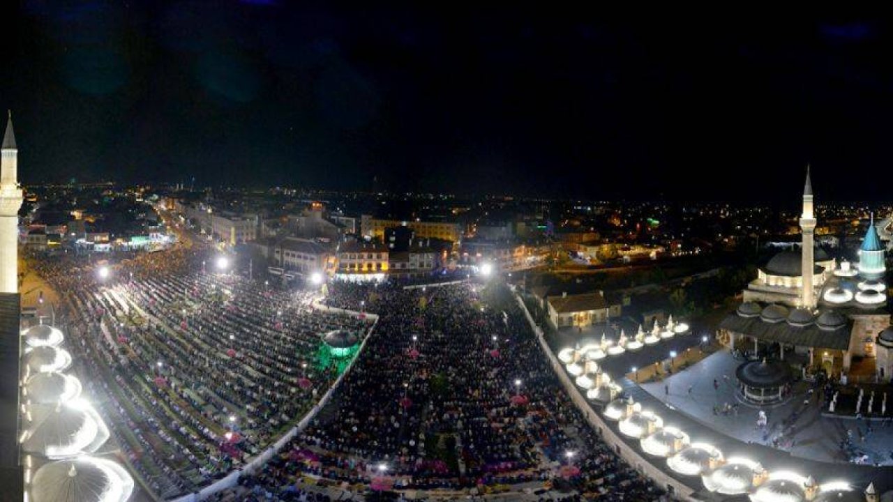On Binler Mevlana Meydanı’nda Buluştu