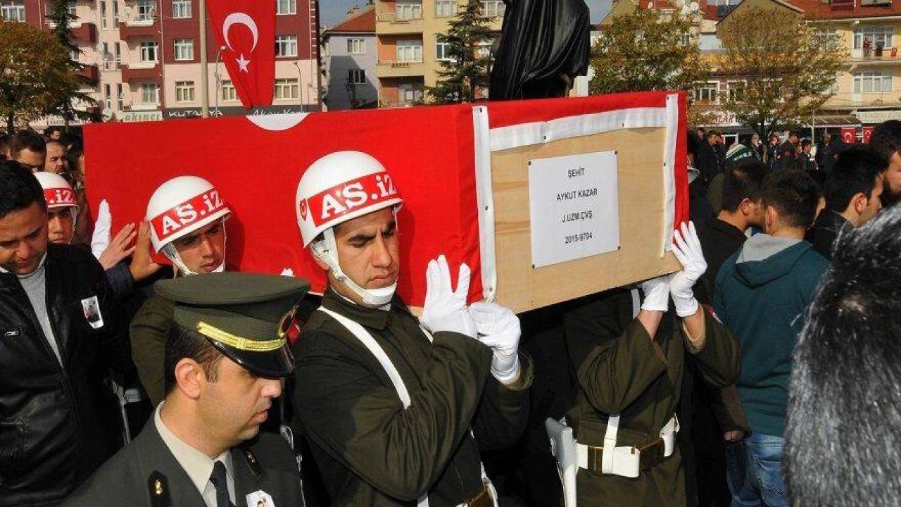 Konyalı Şehit Uzman Çavuş Aykut Kazar gözyaşlarıyla toprağa verildi
