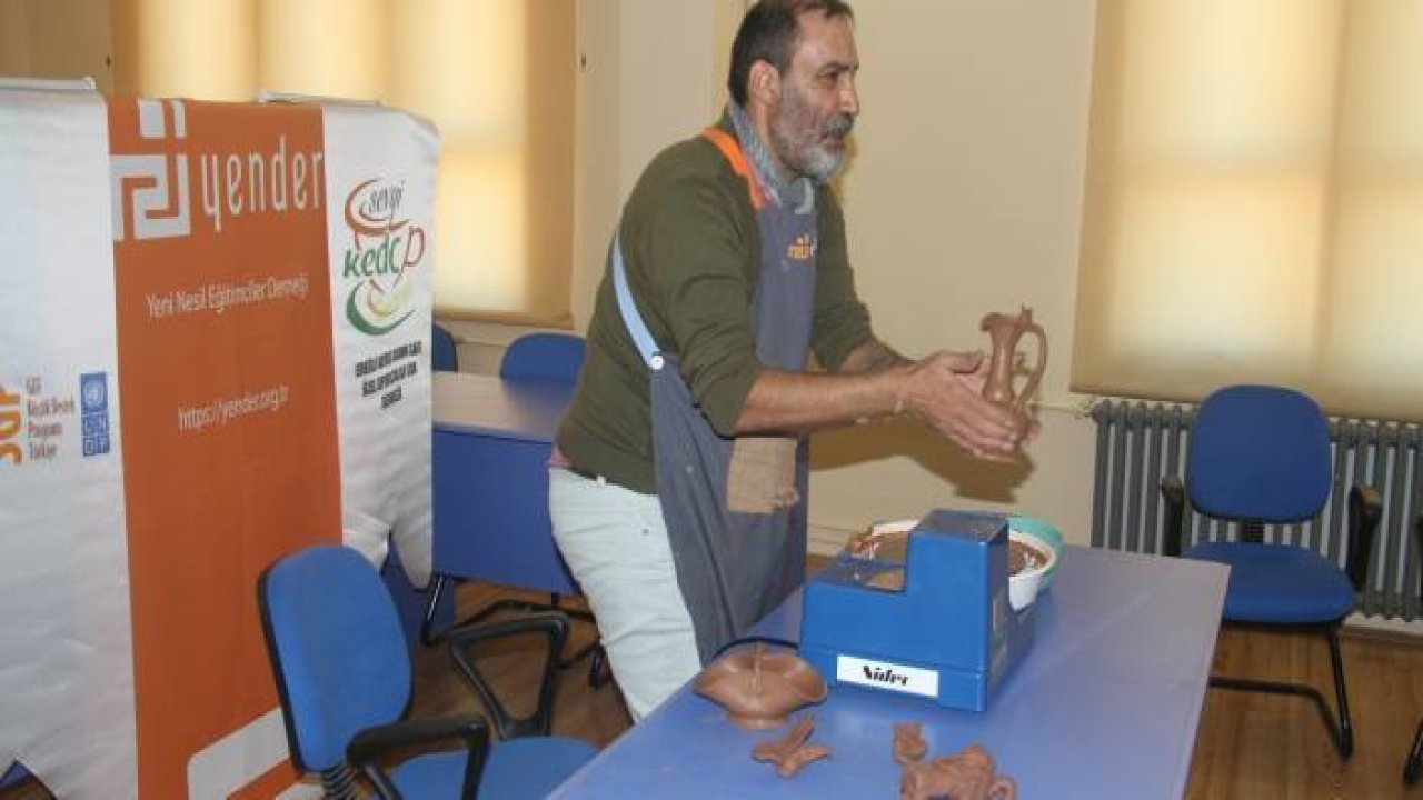 Beyşehir'de kaybolan çömlekçilik mesleği yeniden canlandırılıyor