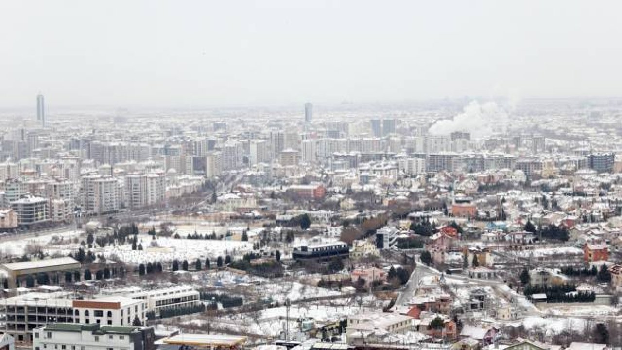 Konya'dan kar manzaraları