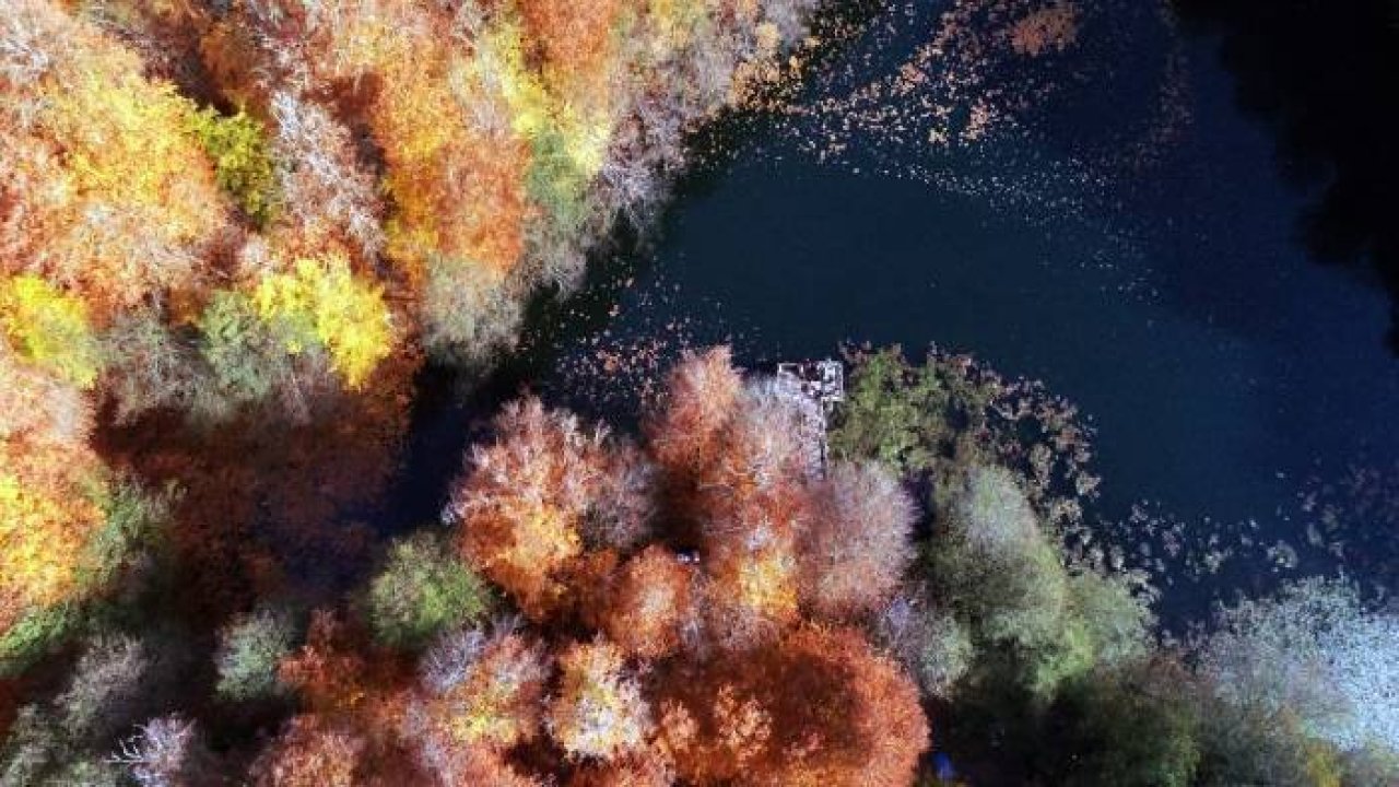 Yedigöller sonbaharda başka bir güzelliğe büründü