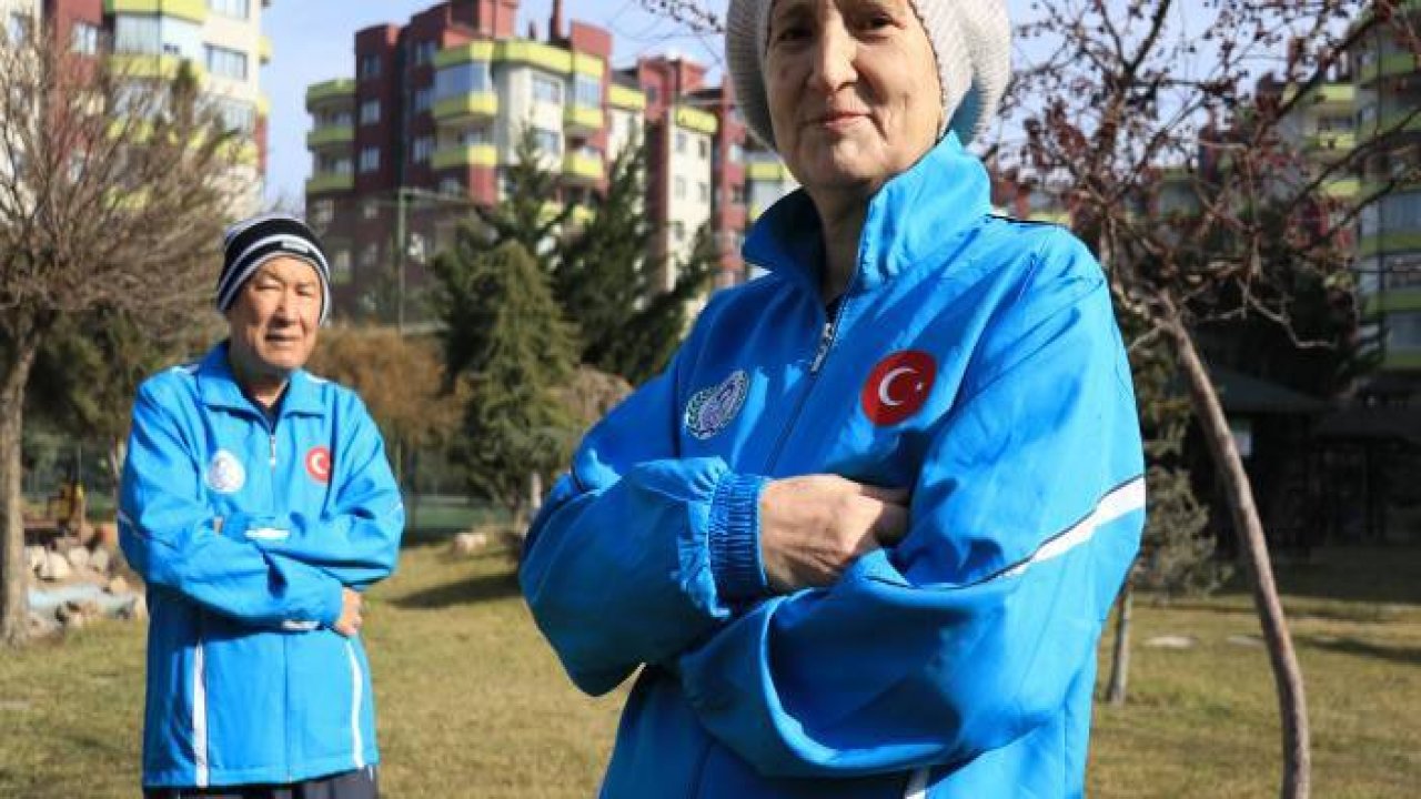 Rekortmen dede" gücünü antrenörlüğünü de yapan eşinden alıyor